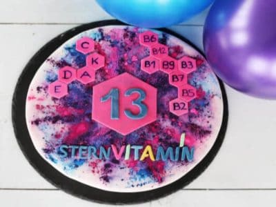 13 Vitamine - 13 Jahre SternVitamin_Kuchen