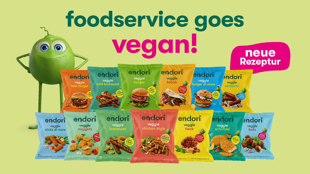 endori packshots "foodservice goes vegan"