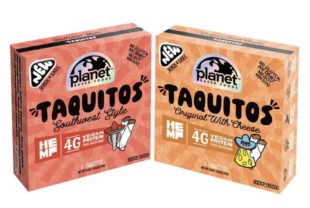 planet based foods taquitos