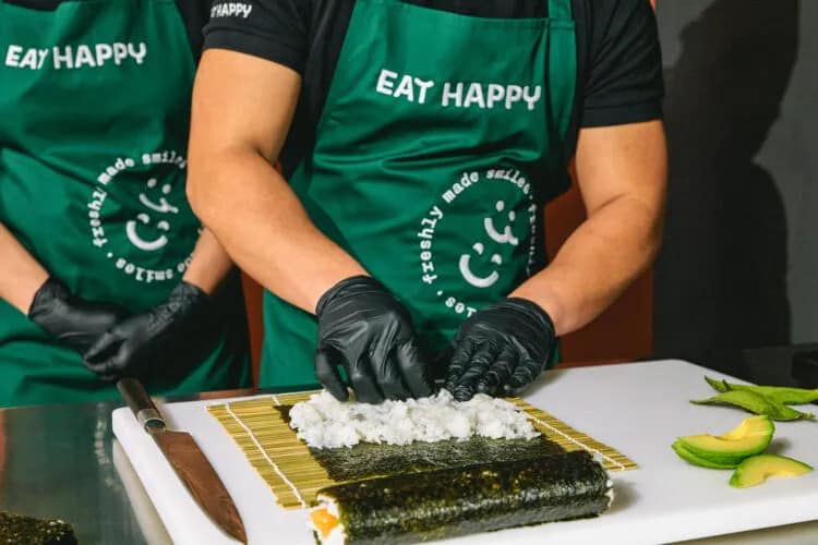 eat happy sushi