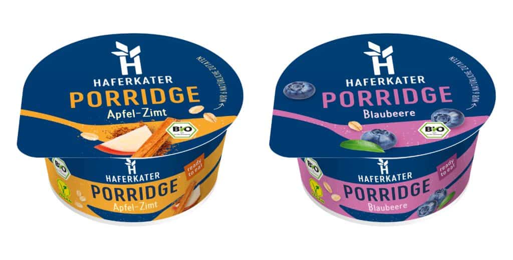 veganes porridge von Haferkater