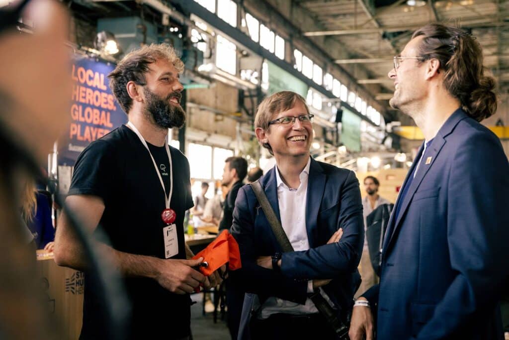 Austausch- und Netzwerken auf dem Impact Festival 2023
