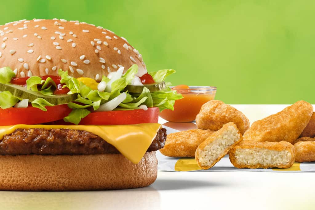 mcdonalds burger und nuggetsa