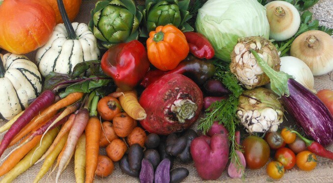 Obst Gemüse vegan vegetarisch