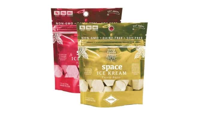 Space Ice Kream: veganes gefriergetrocknetes Eis