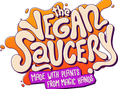 the vegan saucery logo