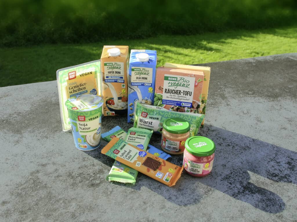 REWE veganes Sortiment