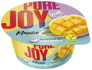 Packshot zott pure joy mango