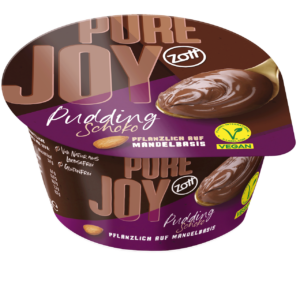 Packshot zott pure joy schokoladenpudding