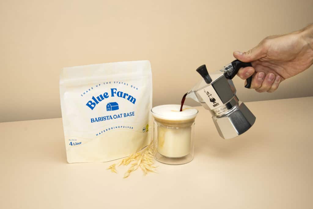 blue farm barista oat base