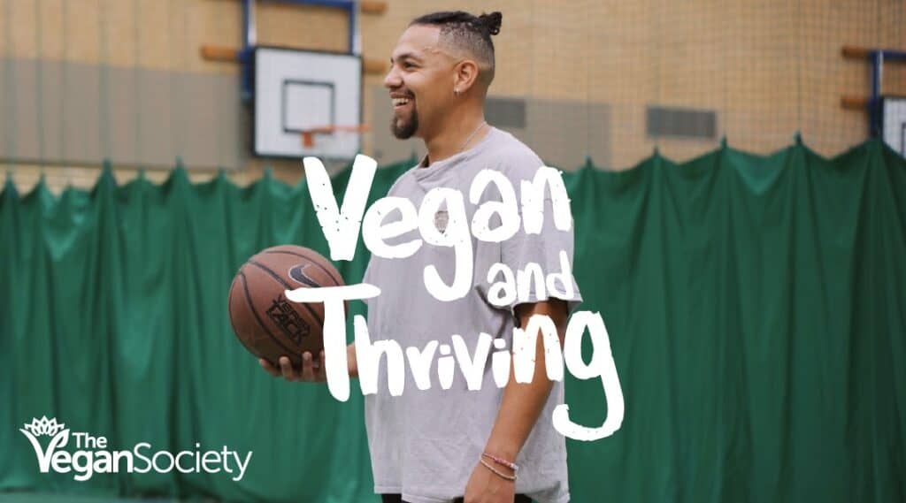kampagnenfoto der vegan society