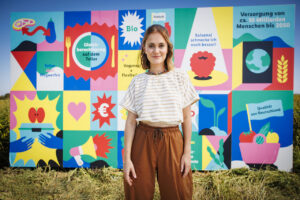 Influencerin Marie Johnson, Pressefoto zur Videoreihe #LäuftBeiLidl Staffel 5