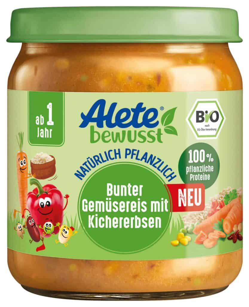 Alete bewusst Bunter Gemüsereis mit Kichererbsen