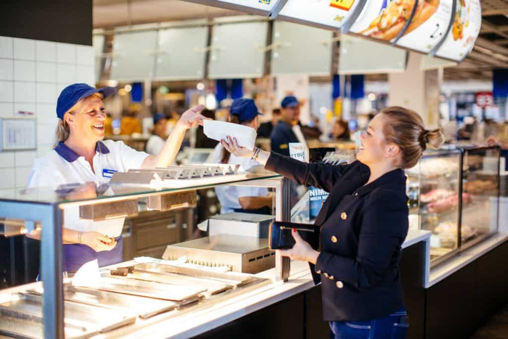 Ikea Hot-Dog Theke pflanzlich