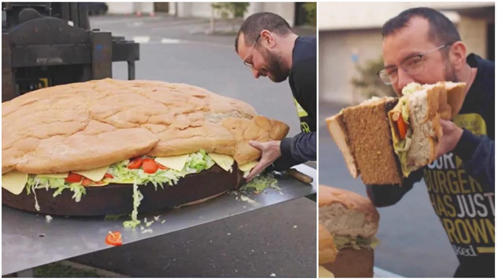 Guinness World Records veganer burger