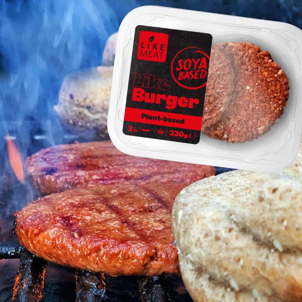 Like Meat pflanzlicher Burger aus Soja