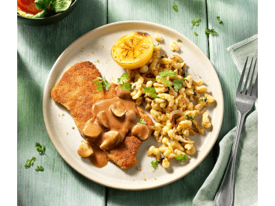 garden gourmet veganes schnitzel