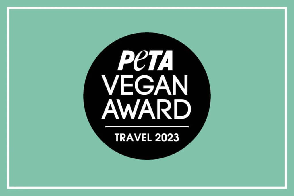peta vegan award travel