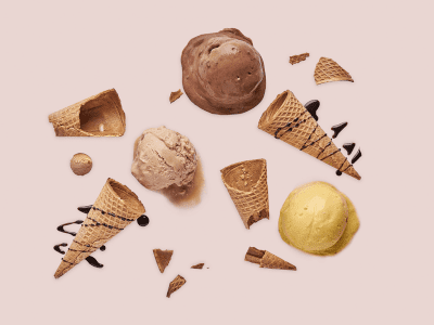 pink albatross veganes eis
