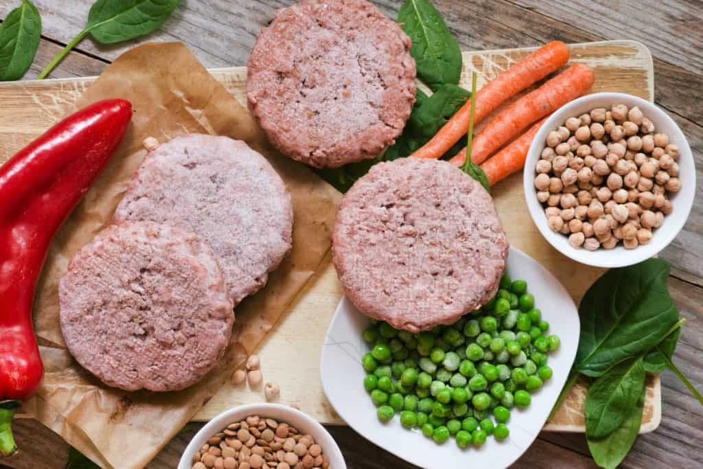 Pflanzliche Burgerpatties
