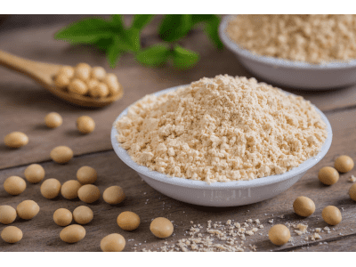 sojaprotein auf tisch