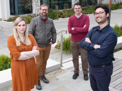 3D Bio-Tissues team posing for a photo