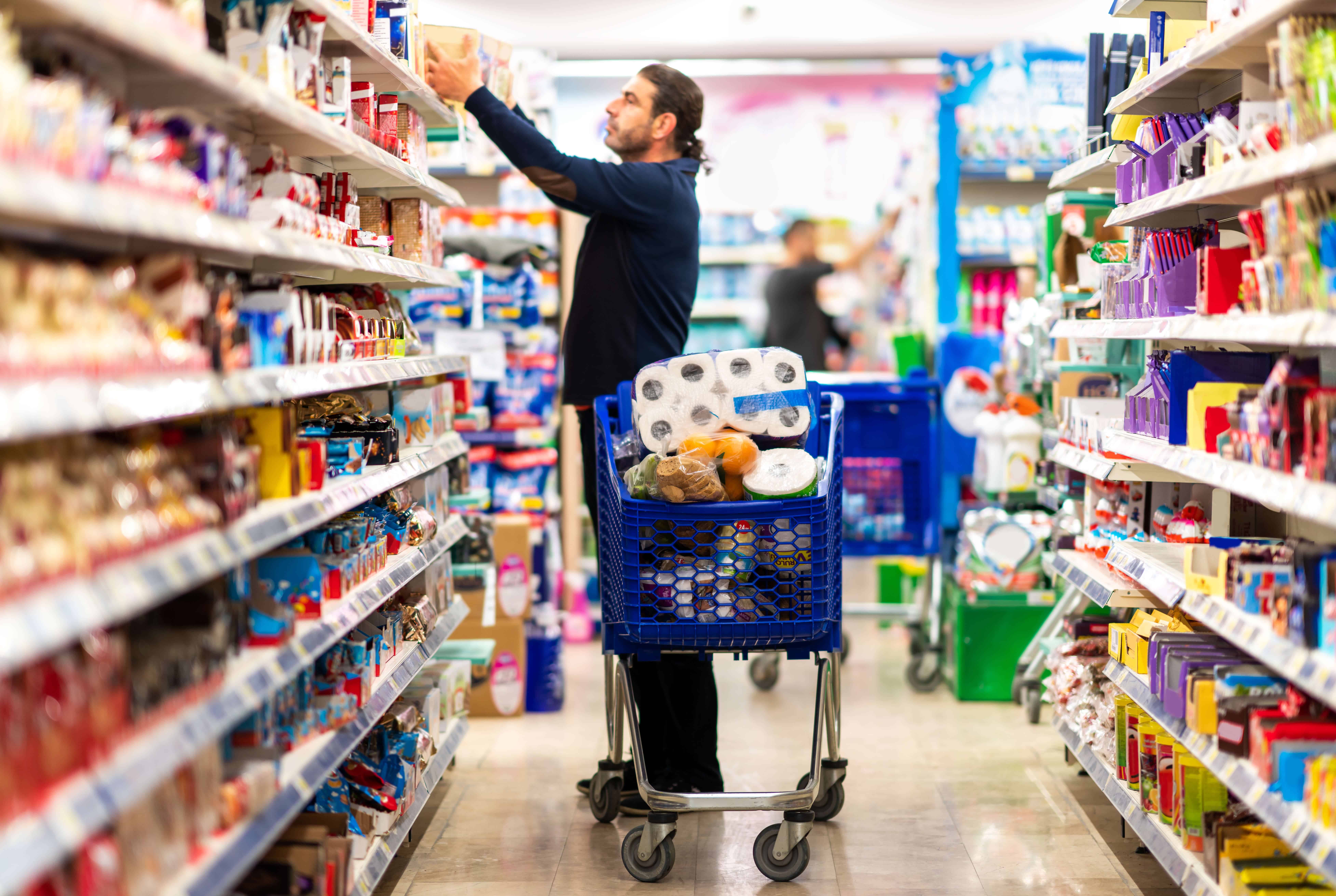 Supermarket stockpiling