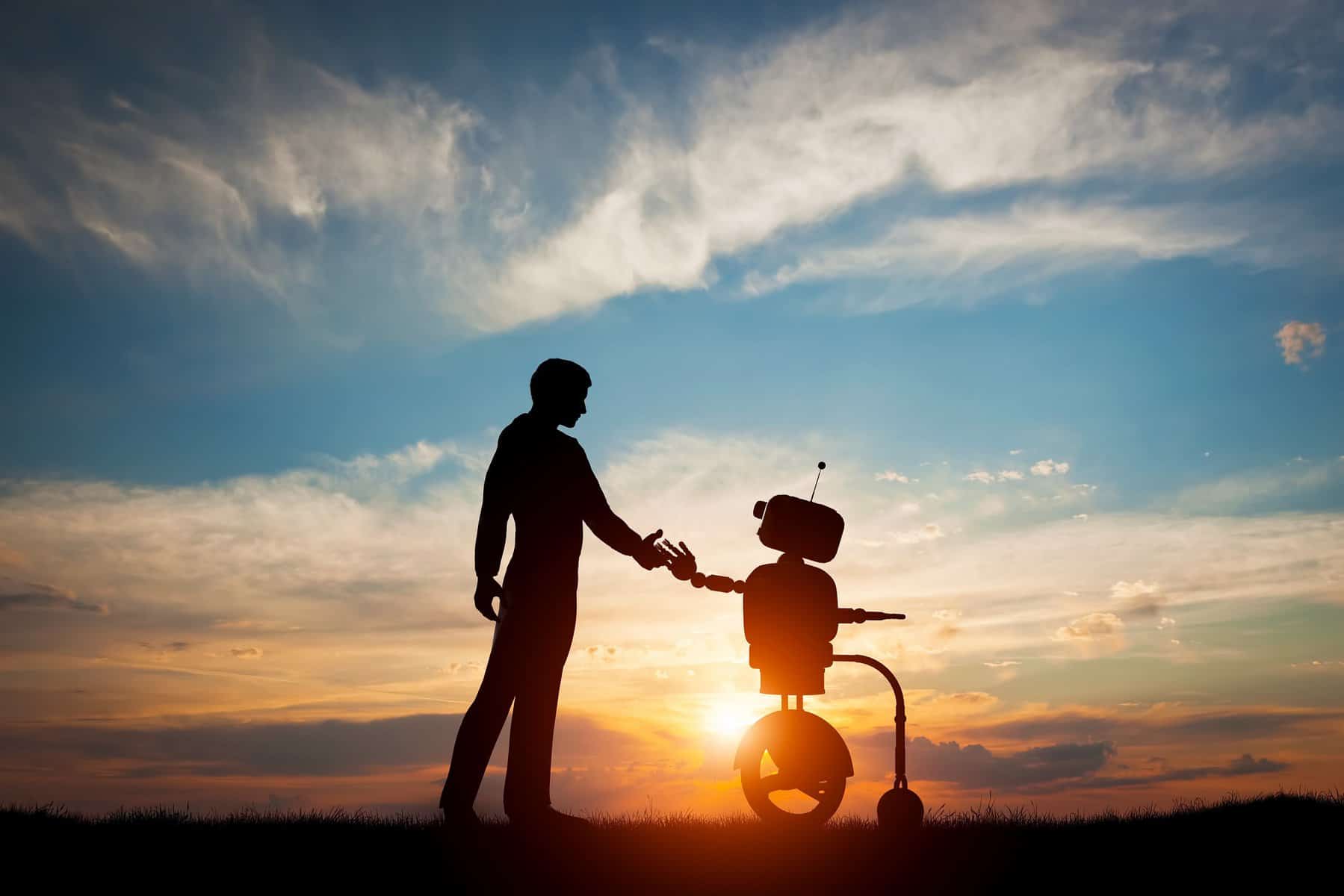 AI robot with human