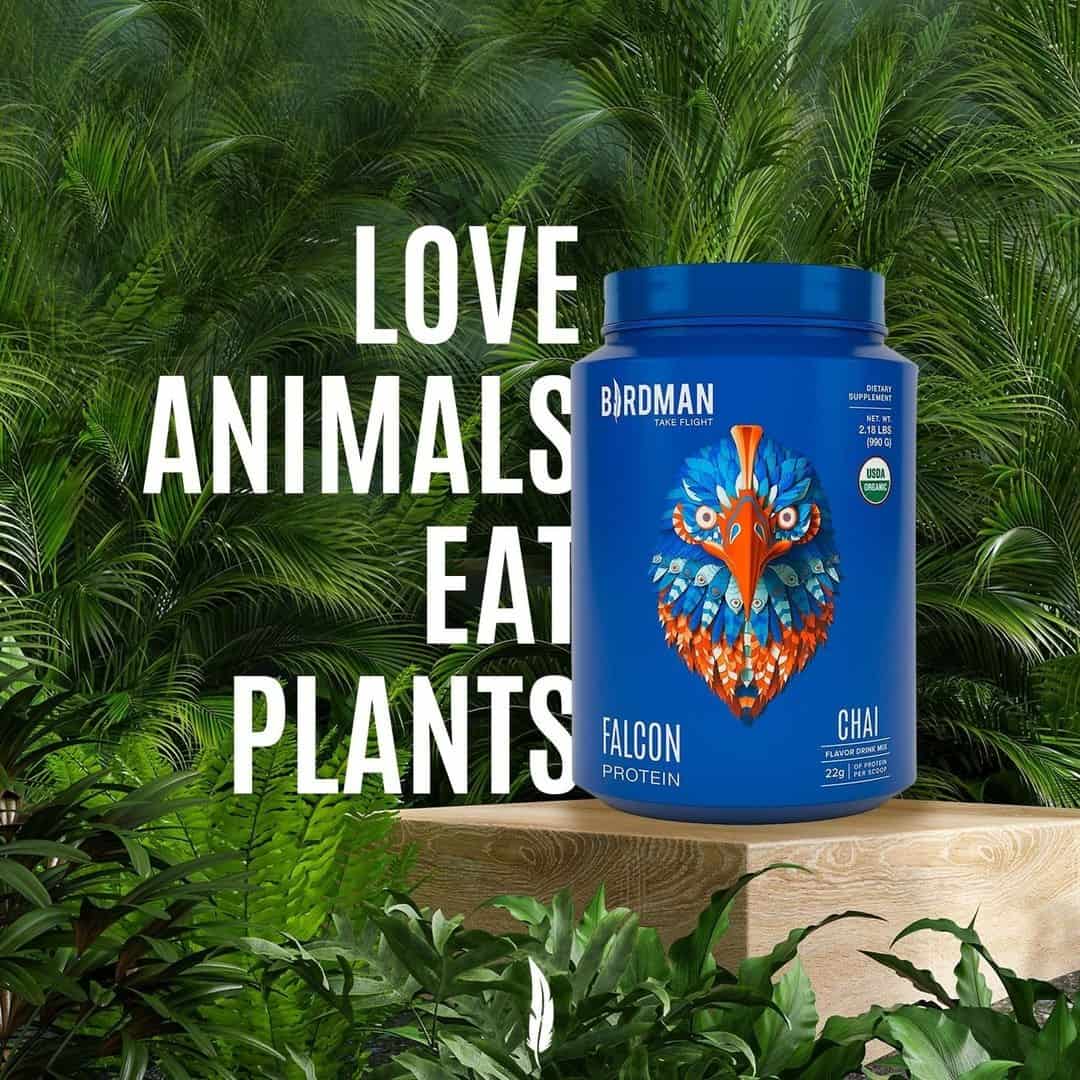Birdman love animals eat plants