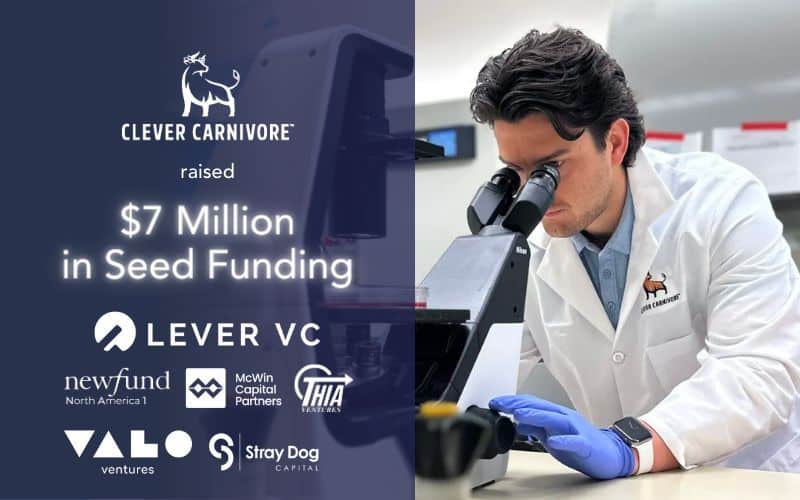 A banner displaying the names of clever Carnivore's investors.