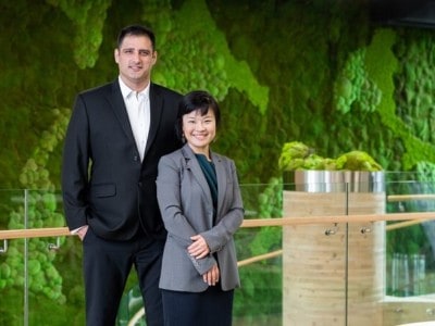 Co-founders Fengru Lin & Max Rye, TurtleTree Labs