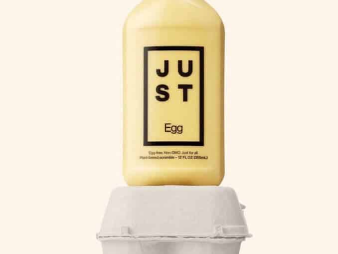 Just EGG on top of chicken egg carton