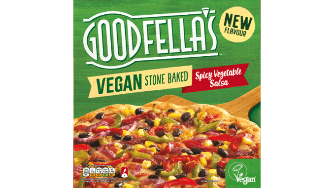 Goodfellas Stonebaked Spicy Vegetable Salsa pizza VBites