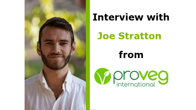 Joe Stratton Interview Campaigner ProVeg International VegMed 2019 London