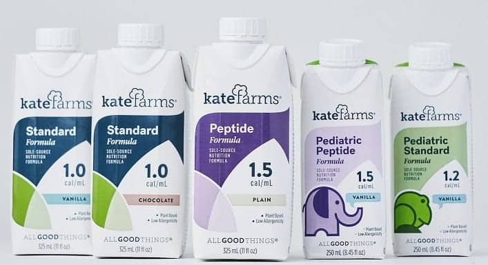 Kate Farms plant-based formulas for ages 1-101