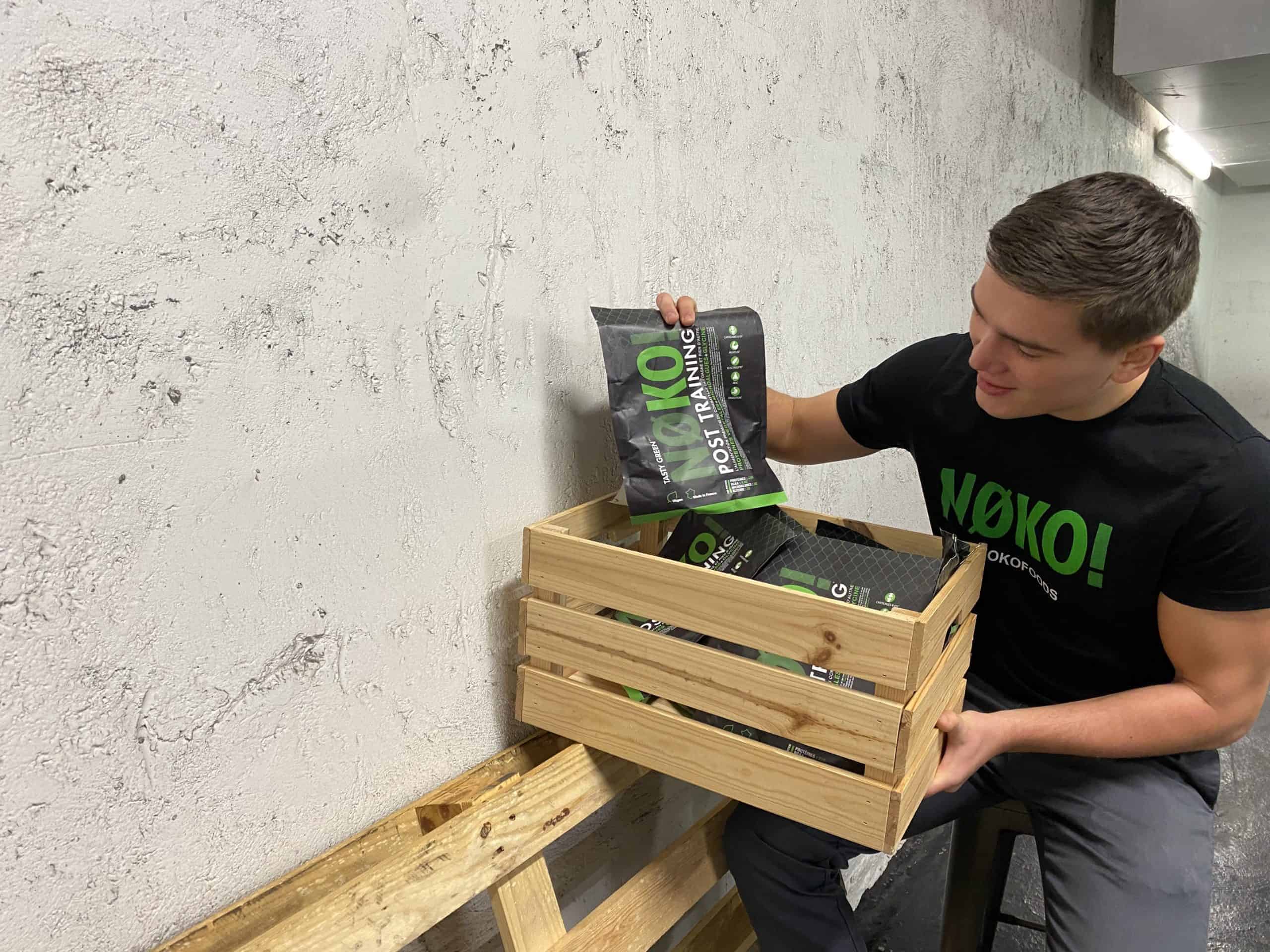 NOKO founder with products