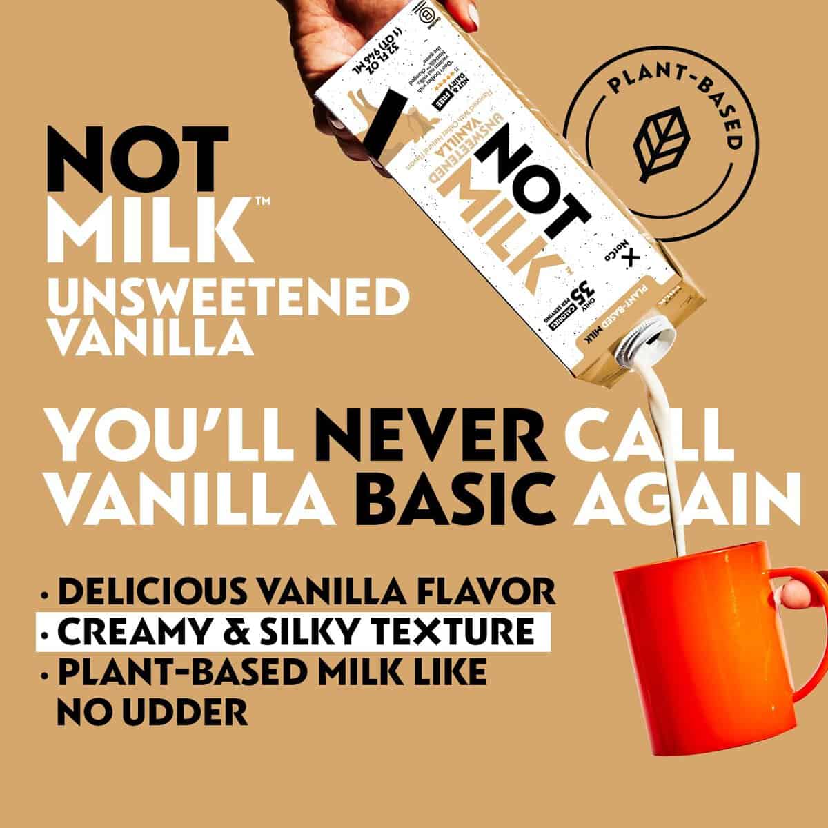 NotCo NotMilk unsweetened vanilla