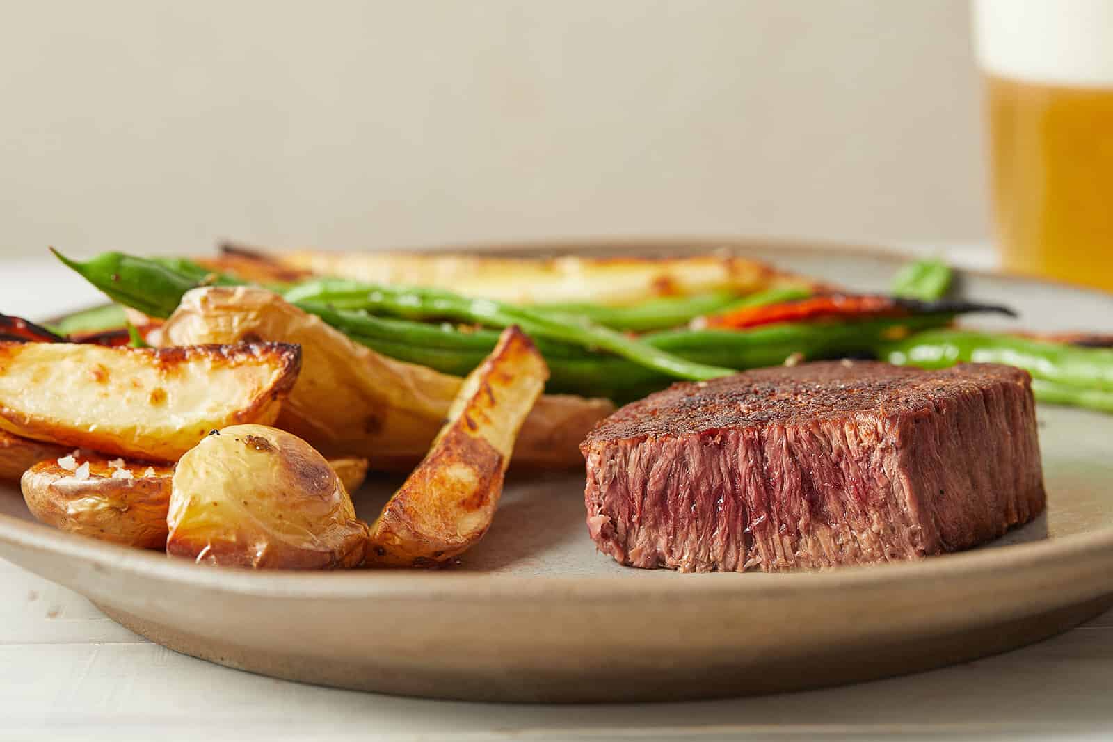 chunk food steak