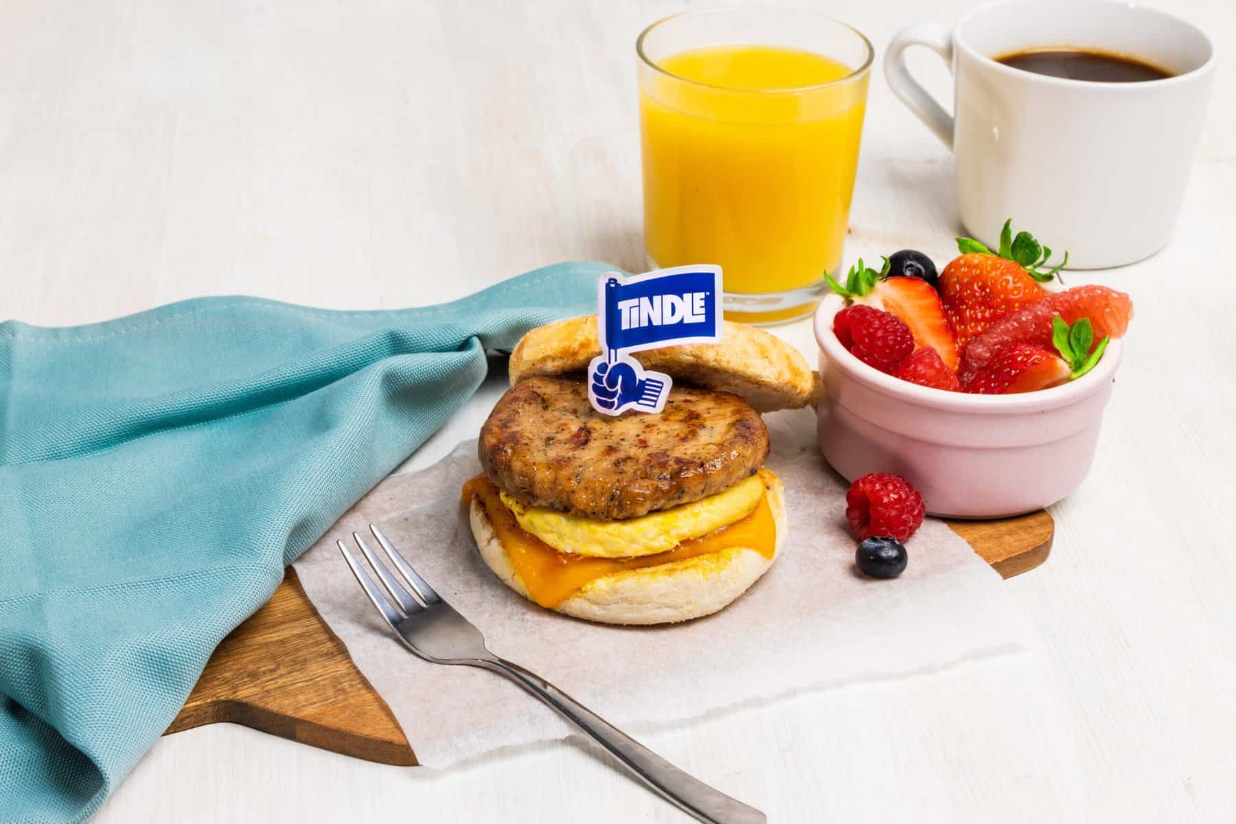 TiNDLE breakfast sausage