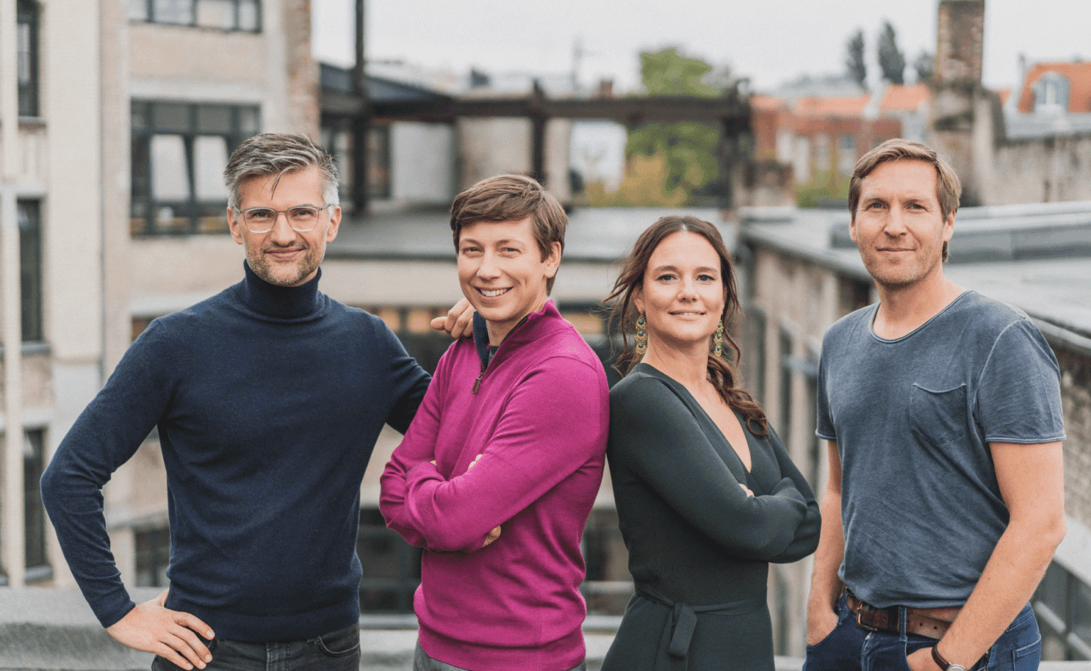 a picture of climate tech vc firm world fund's founding team
