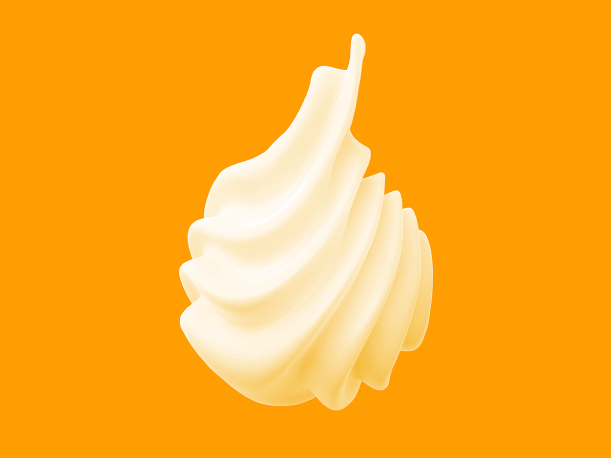 A butter swirl