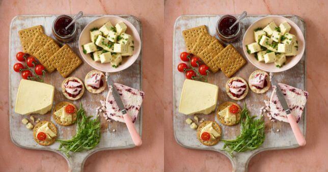 ASDA vegan cheese board