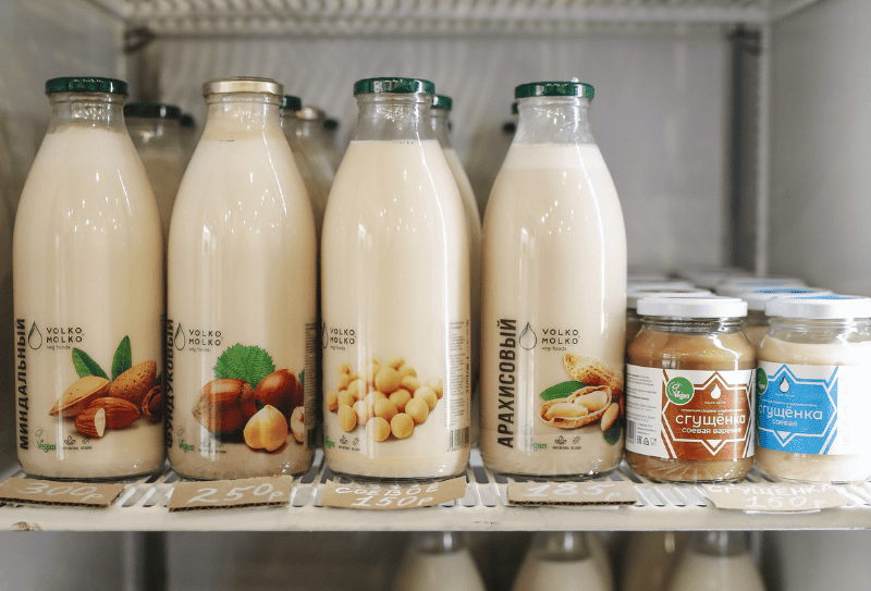 dairy free products in Eastern Europe