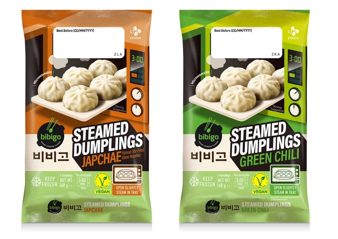 CJ Cheiljedang Bibigo plant-based dumplings