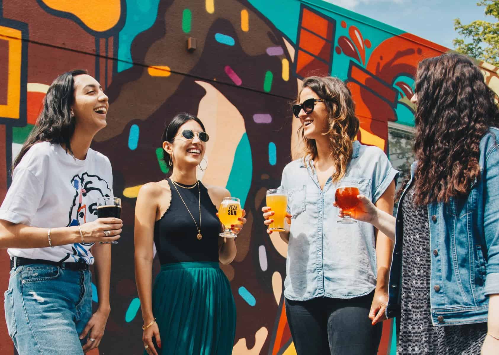 Young people talking/ Survey on Gen Z supporting veganism