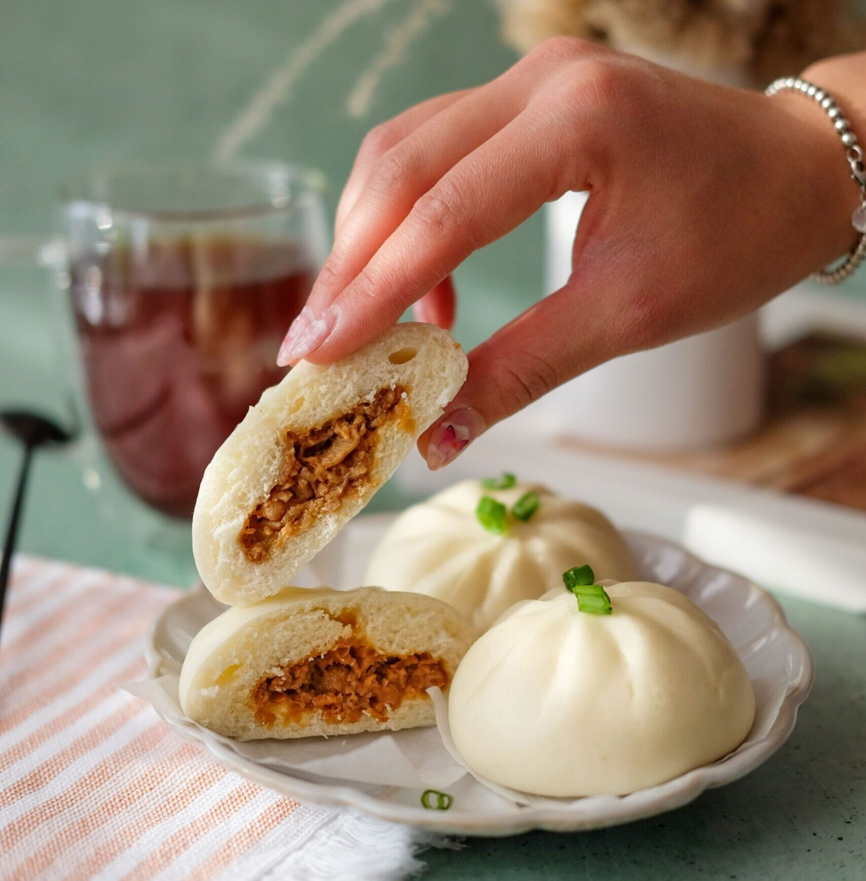 Omni Foods teriyaki bao bun