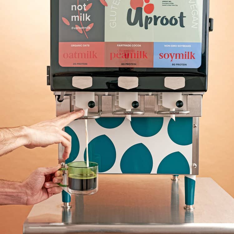 Plant-based milk dispenser