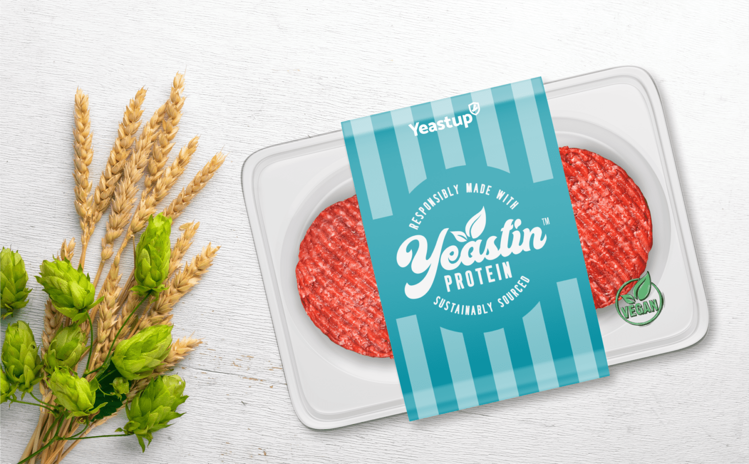 Yeastup patties in packaging