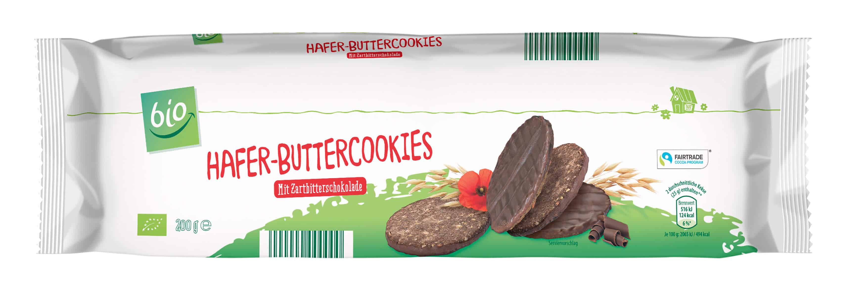 ALDI SÜD Organic Oat cookies dark chocolate