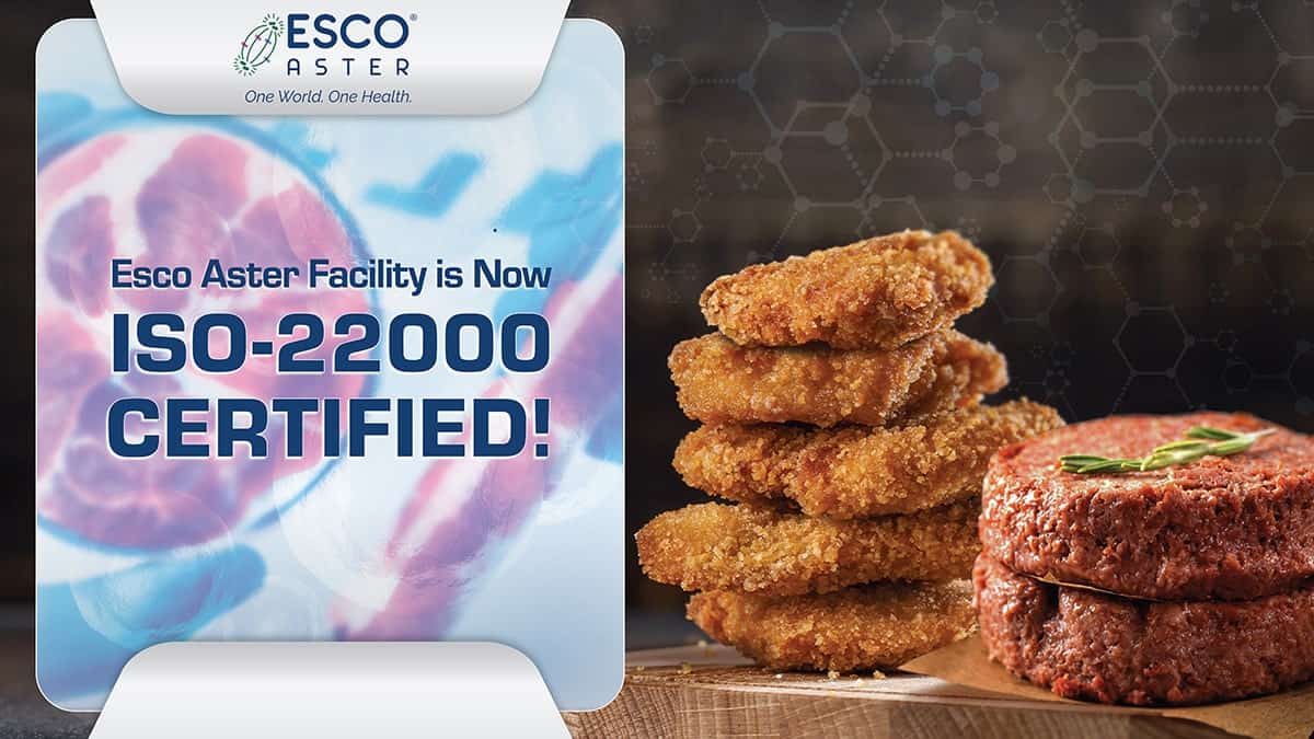 esco aster banner for iso certification